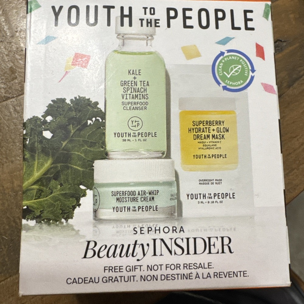 Sephora Beauty Insider Youth To The People Superfood Skincare Set NEW